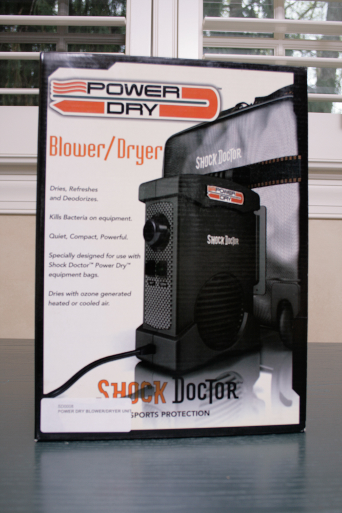 Shock Doctor Helmet Dryer GT/Formula Helmet Bag with Power Dry Blower and Backpack