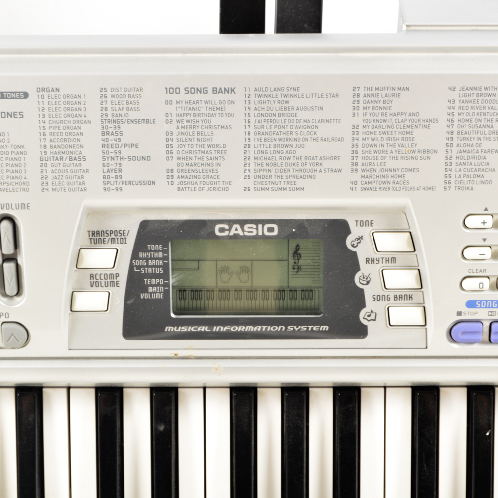 Casio CTK-496 Keyboard with Electronic Drum Machine