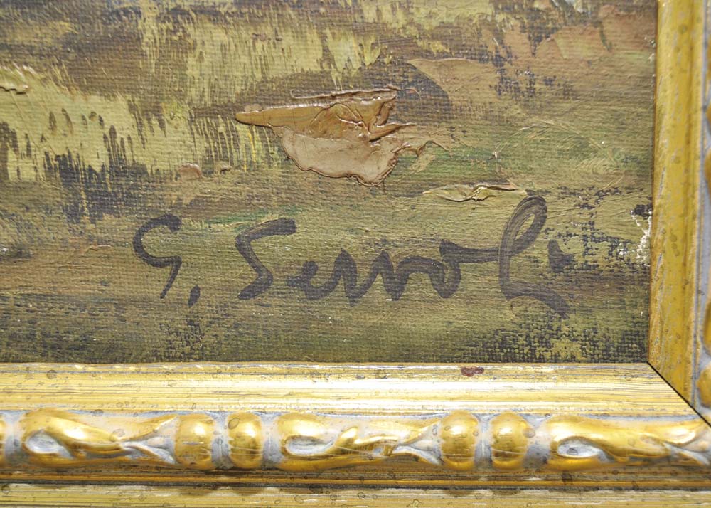G. Servoli Signed Oil Painting