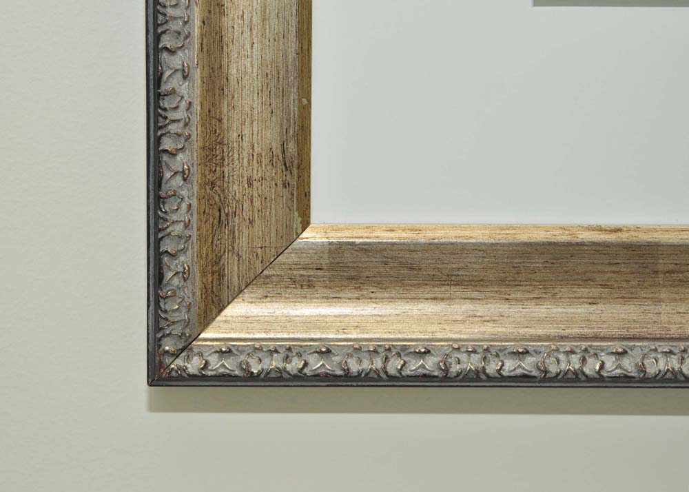 Framed Mixed Media Cat Painting