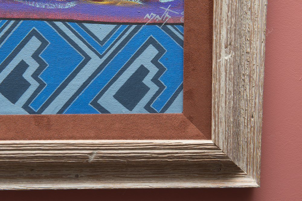 Neil David "Corn Kachina" Acrylic on Canvas