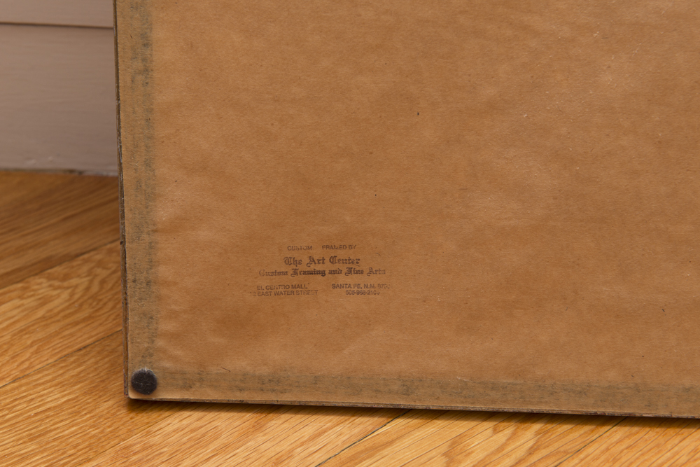 Toman Native American Original Pastel Drawing