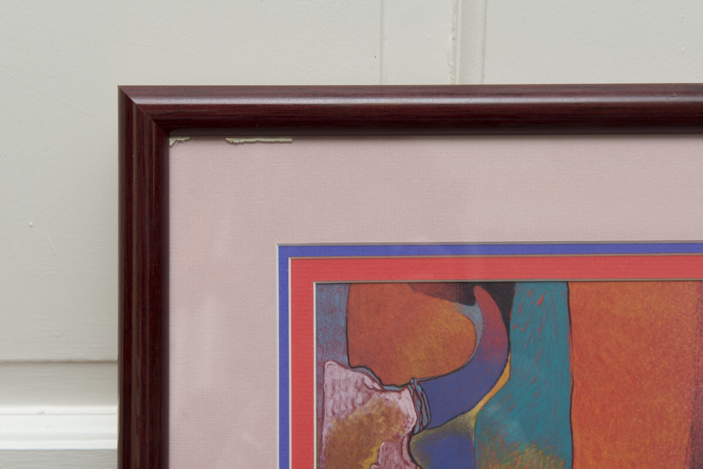 Amado Maurilio Pena Native American Collagraph