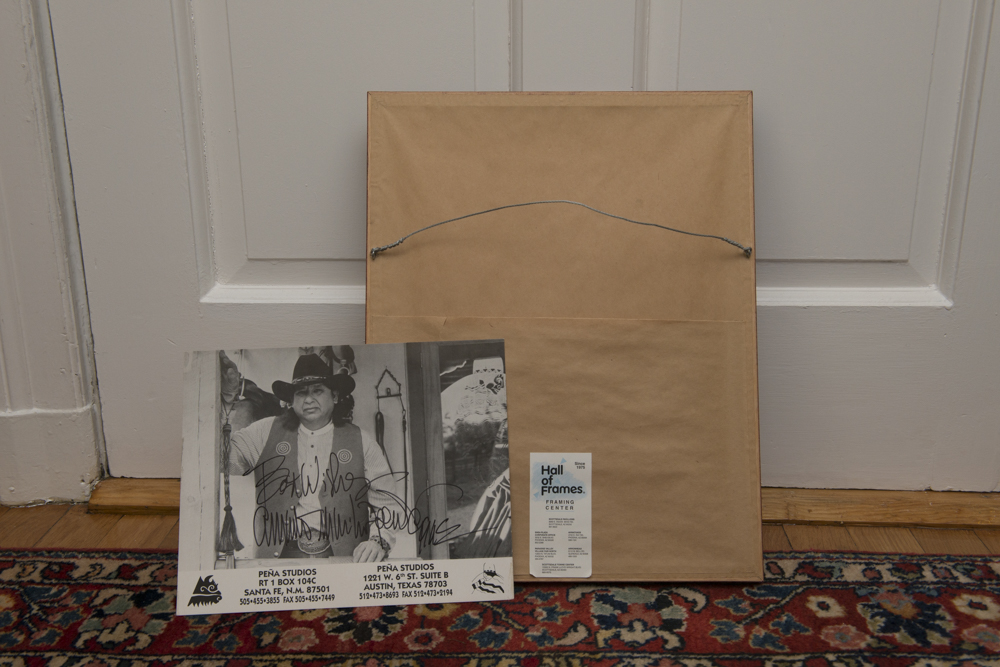 Amado Maurilio Pena Native American Collagraph