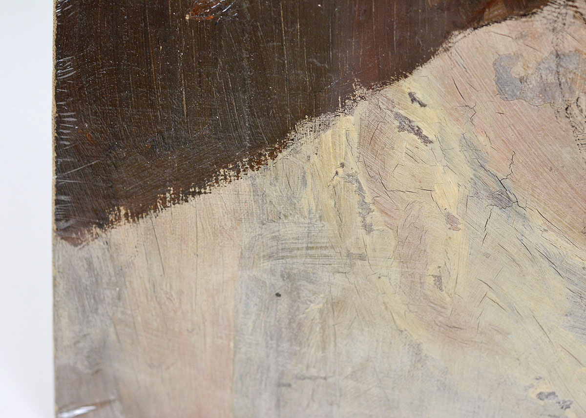 Anne Fleckenstein Oil Portrait of A Young Woman c. 1900