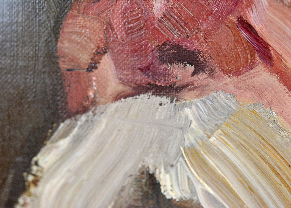 Anne Fleckenstein "Painting of an Older Bearded Man", c. 1900