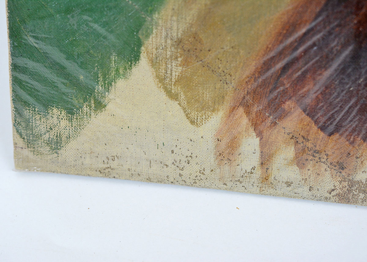 Oil Painting of a Bearded Man By Anne Fleckenstein