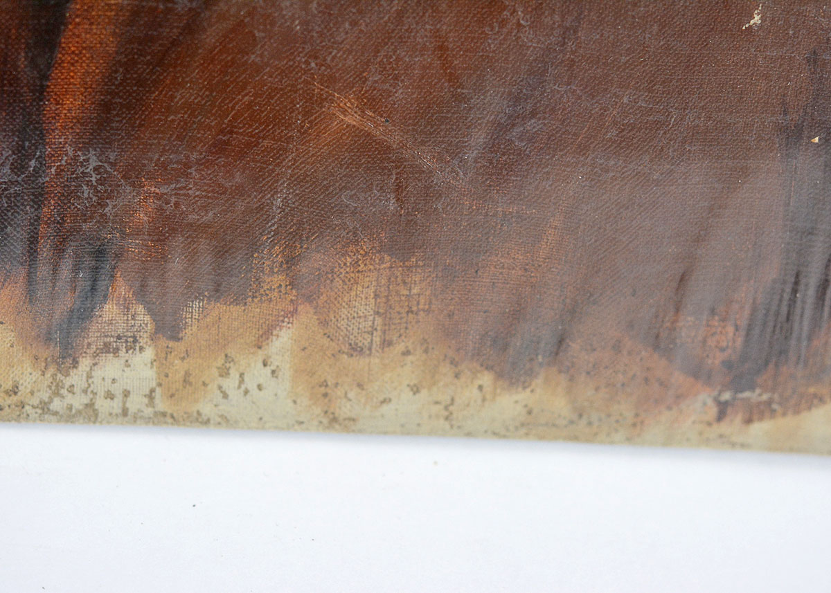 Oil Painting of a Bearded Man By Anne Fleckenstein