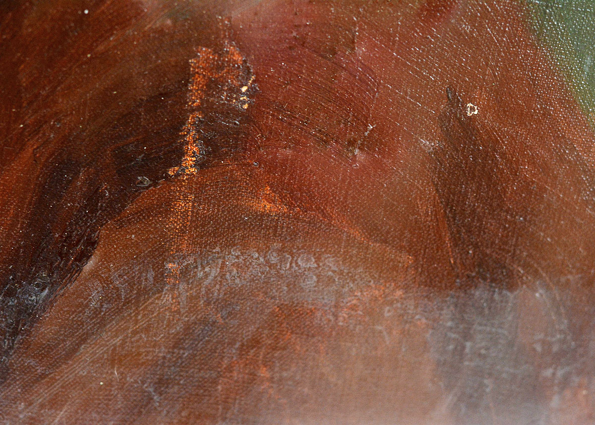 Oil Painting of a Bearded Man By Anne Fleckenstein