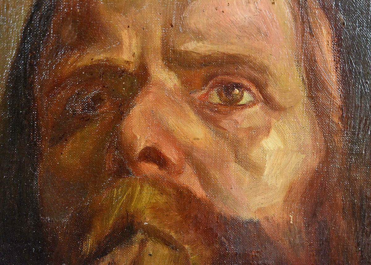 Anne Fleckenstein "Portrait of a Young Bearded Man", c. 1900