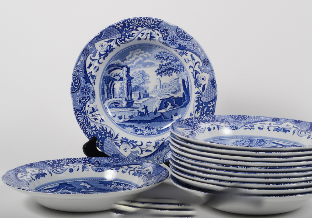 Spode Blue and White 1816 Dinnerware Collection