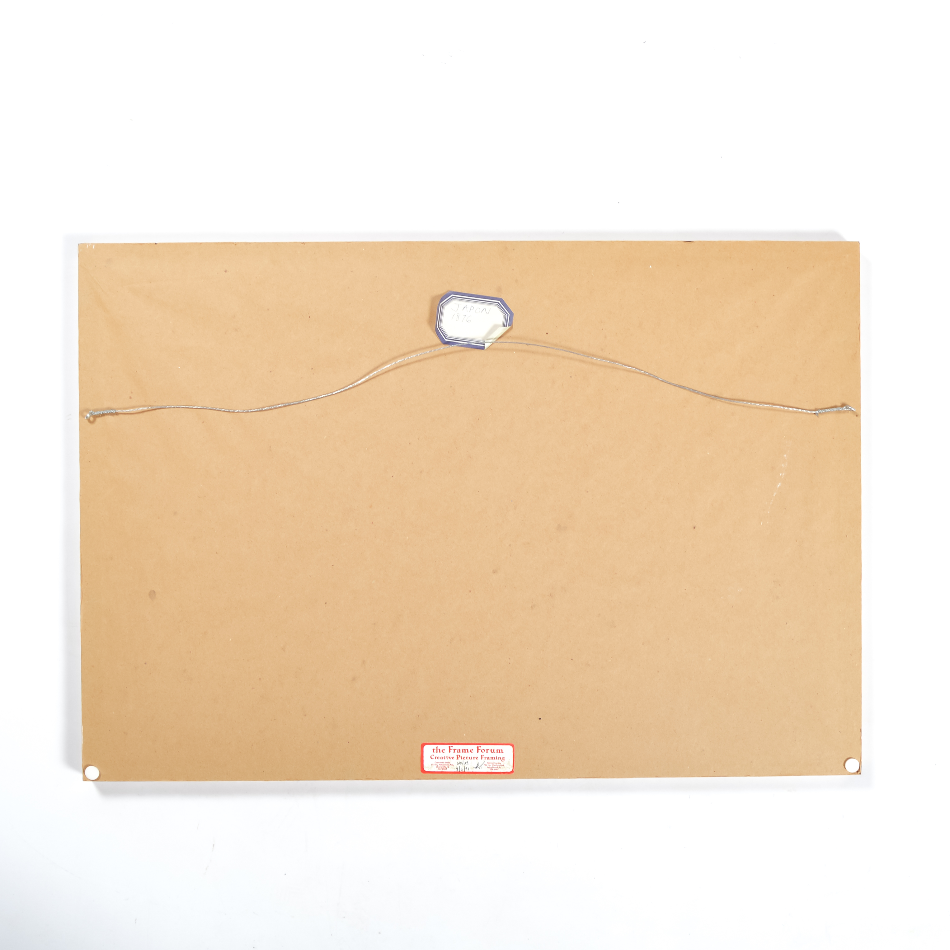 "Le Bac Japonais" Wood Engraving