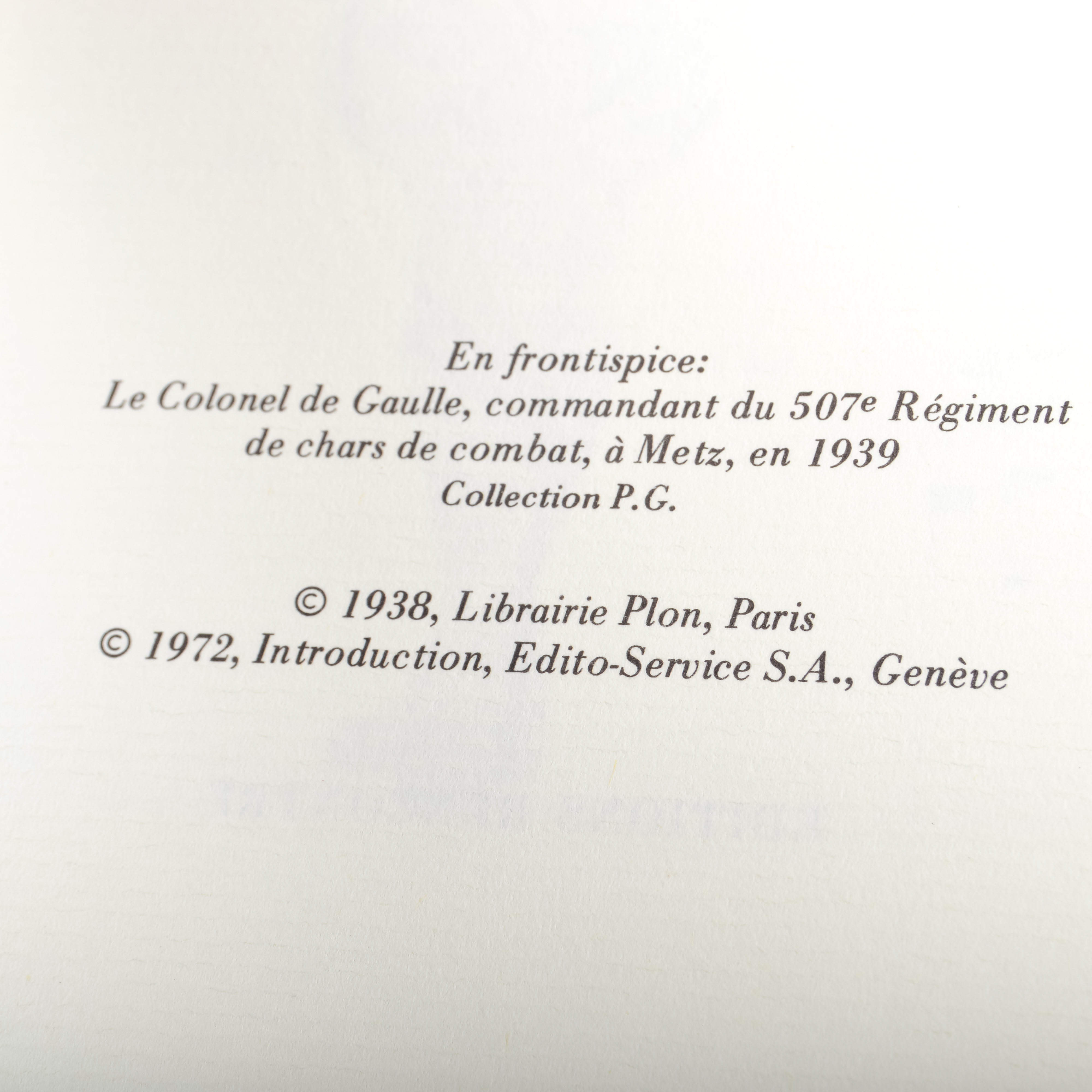 Charles De Gaulle French Book Collection
