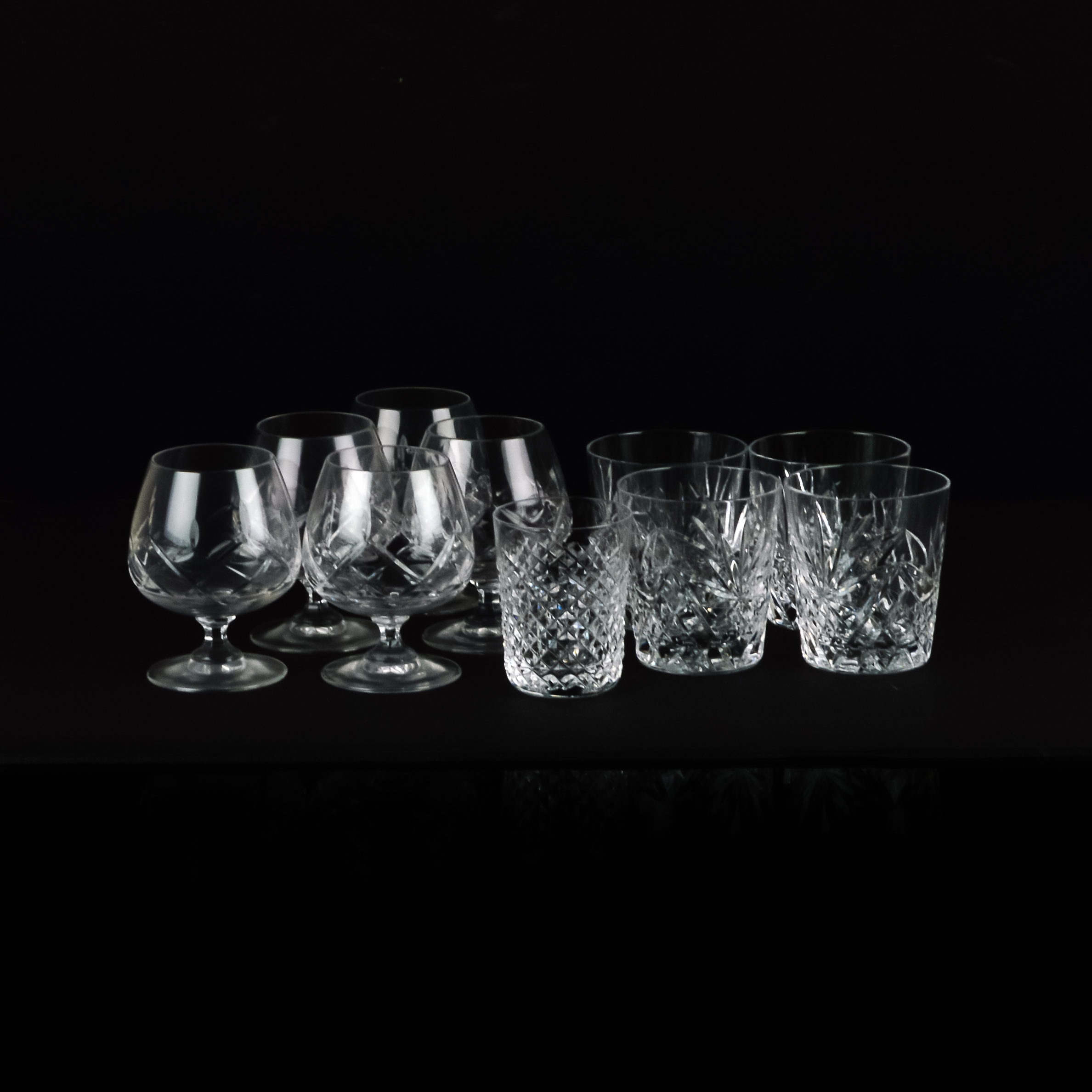 Assortment of Cut Glassware
