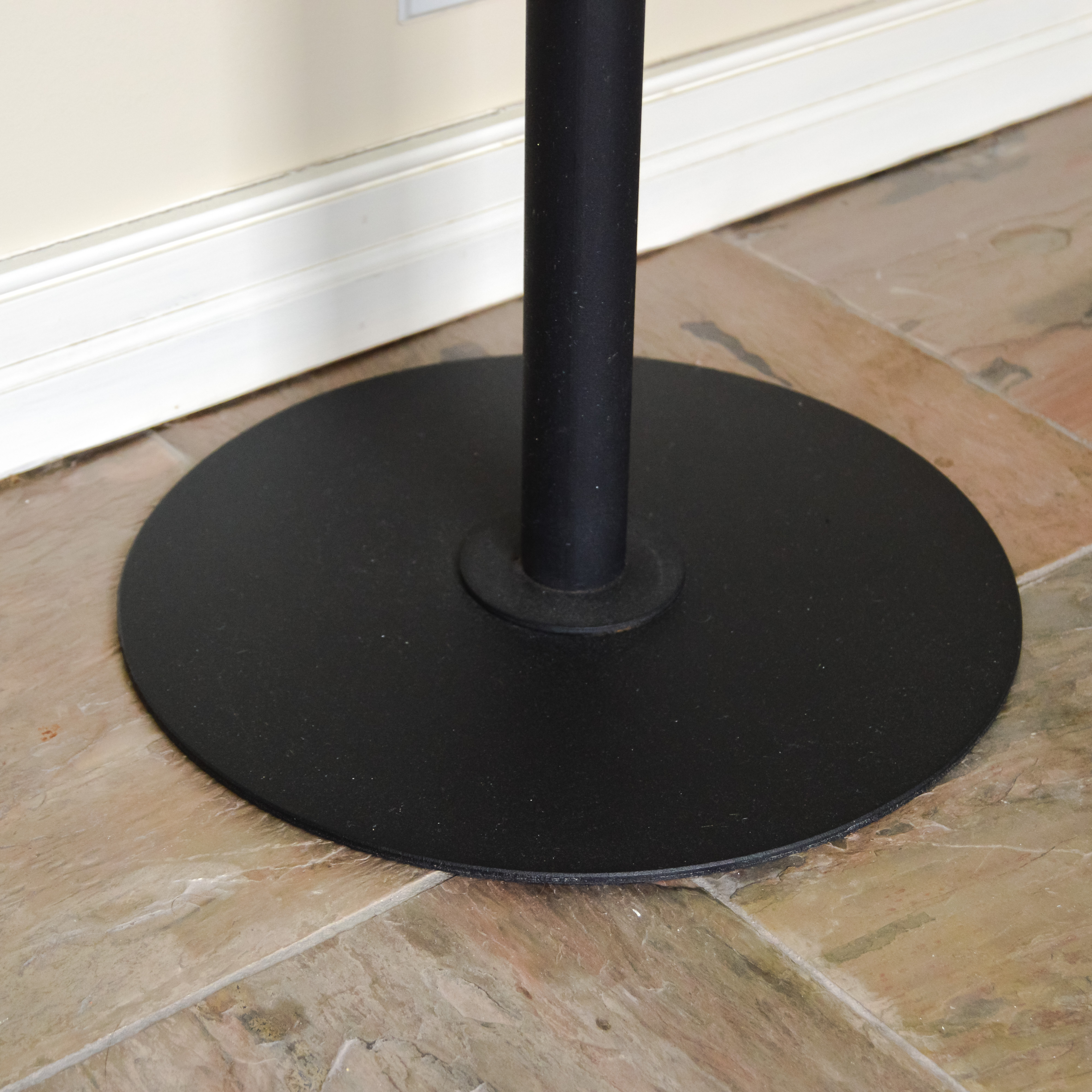 Glass and Metal Hall Table