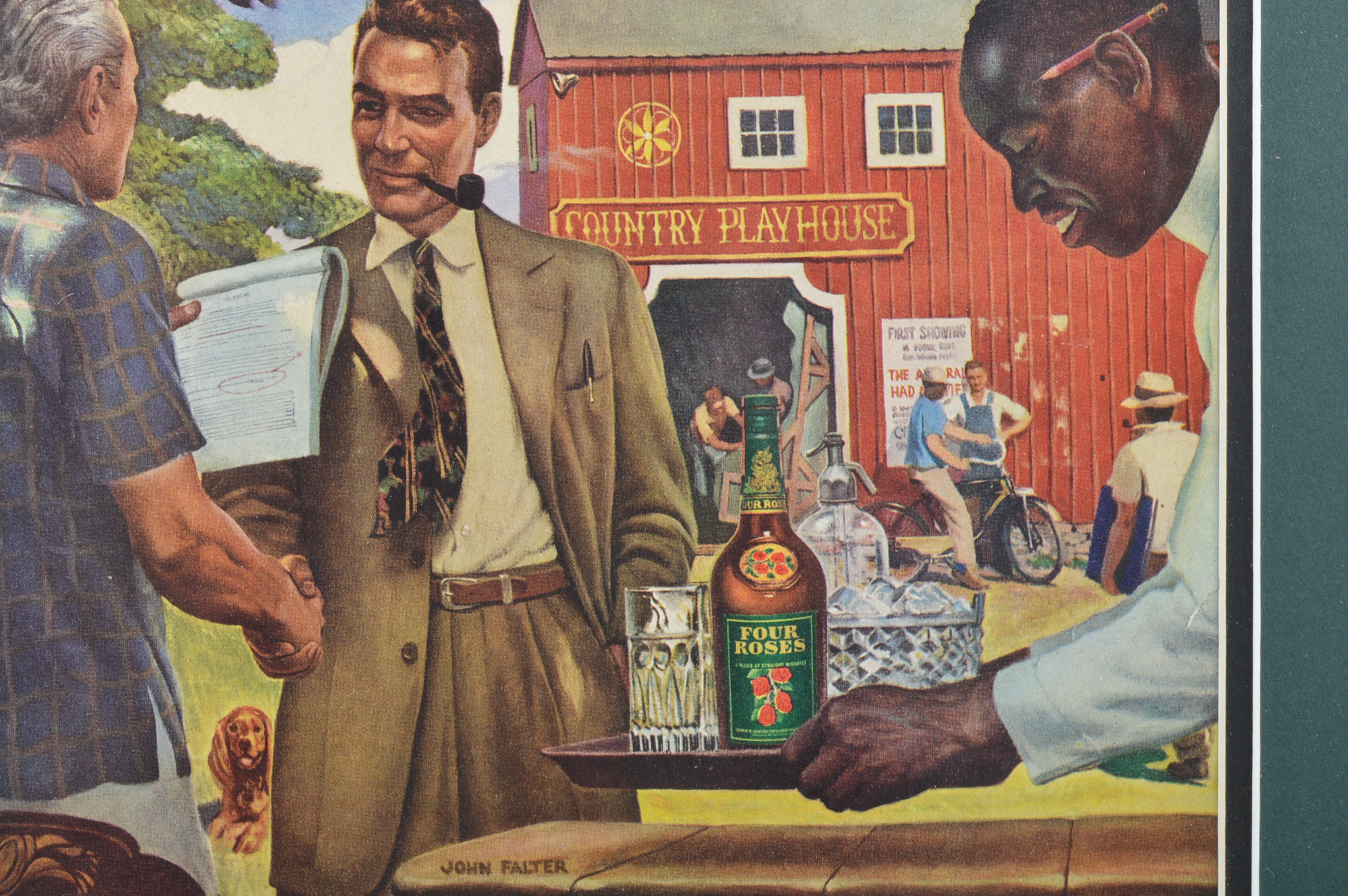 Original 1938 Magazine Advertisement for Four Roses Bourbon