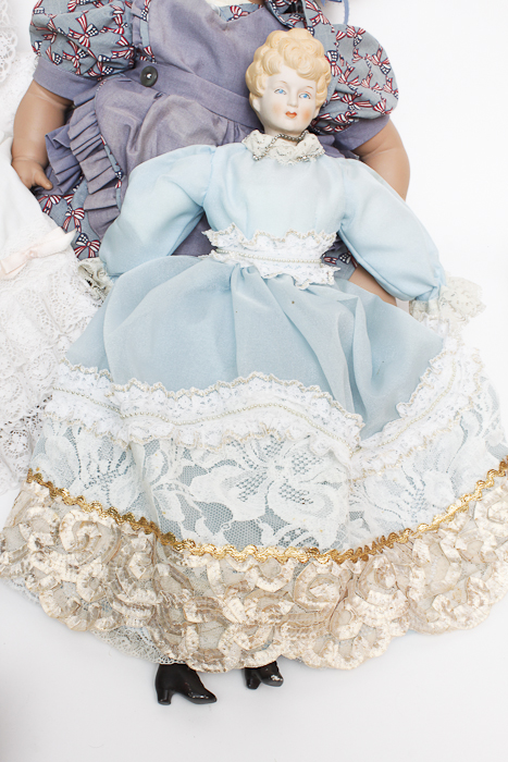 Collection of Antique Style Dolls