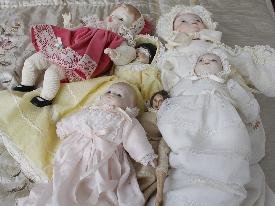 Collection of Antique Style Dolls