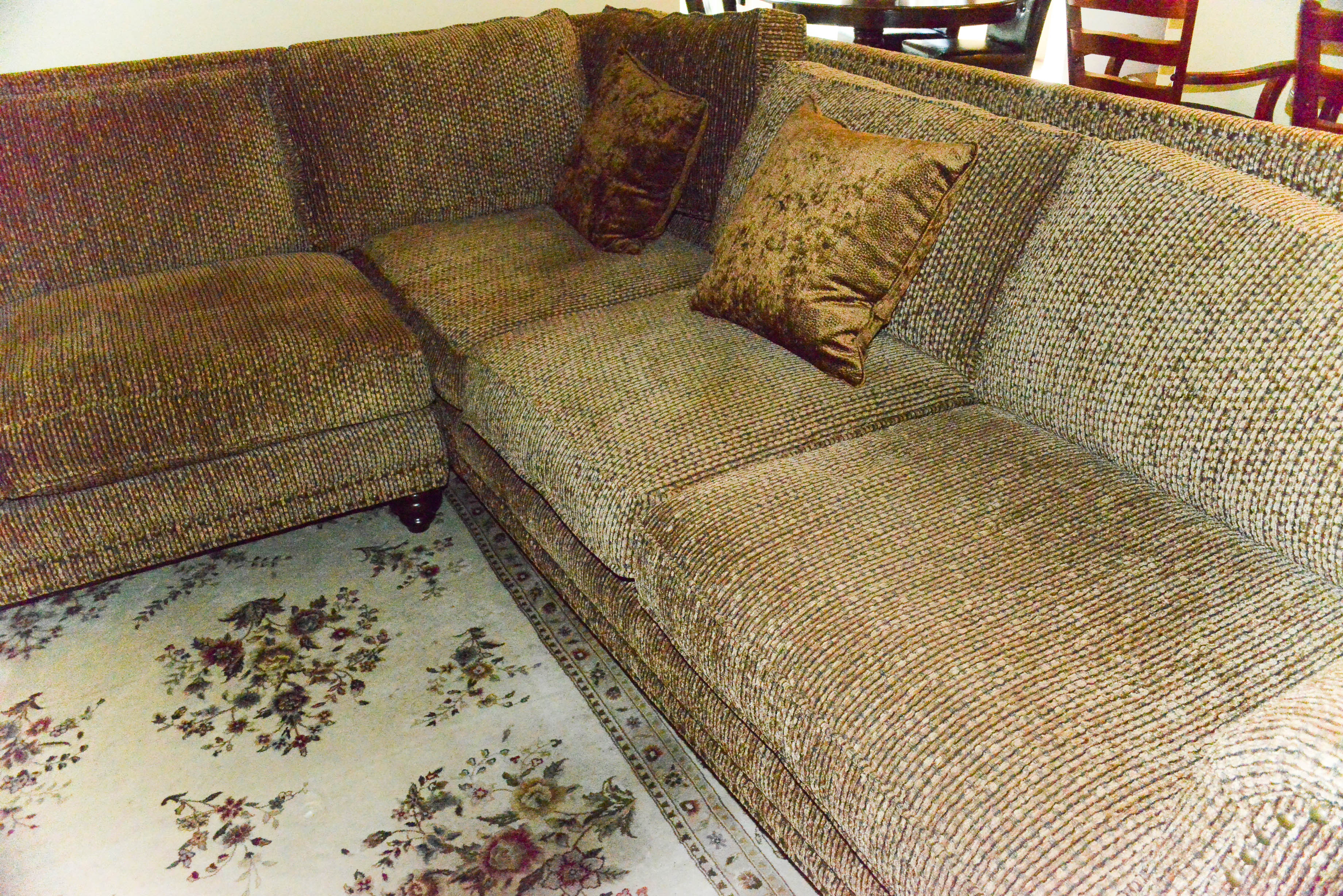 Robert Michael Love Seat and Sofa Sectional