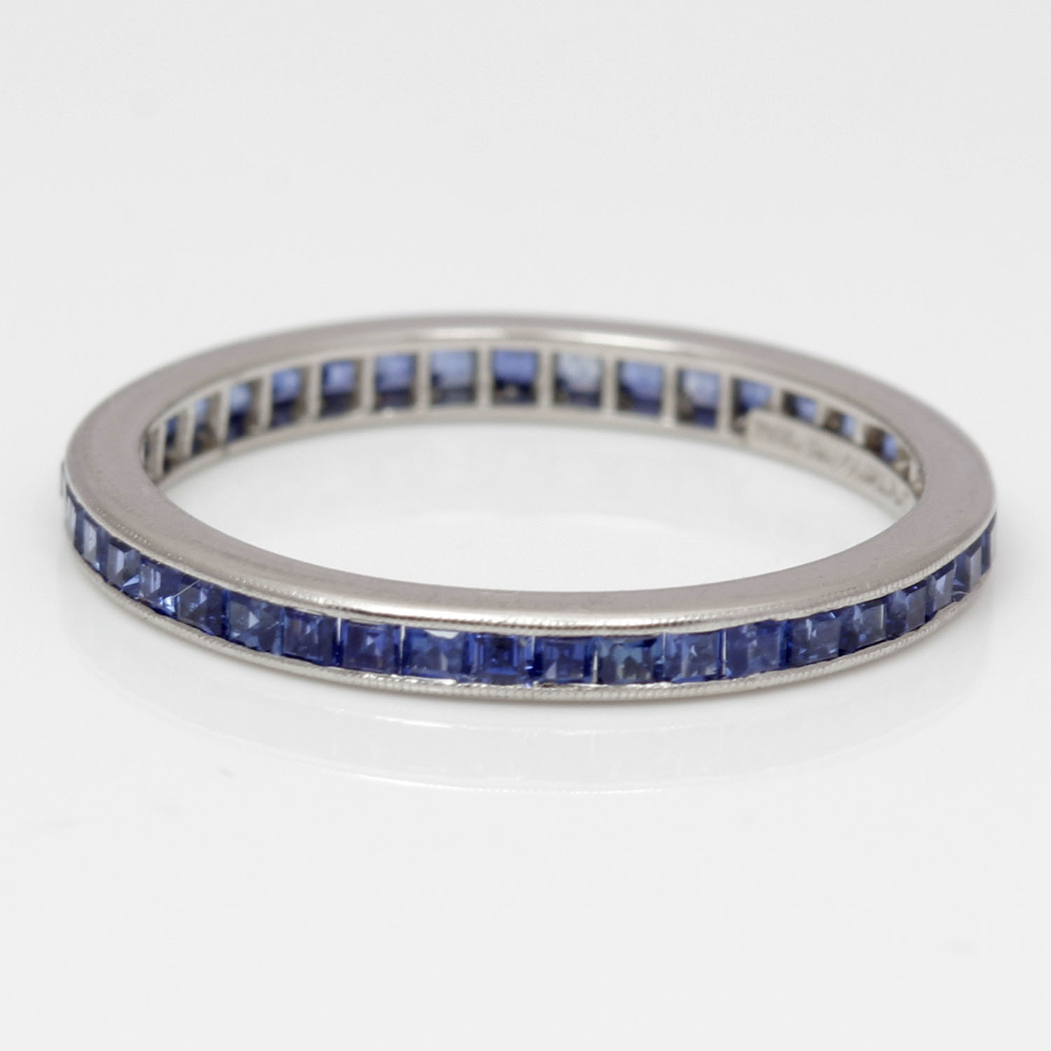 Platinum Tiffany & Co. Sapphire Eternity Band
