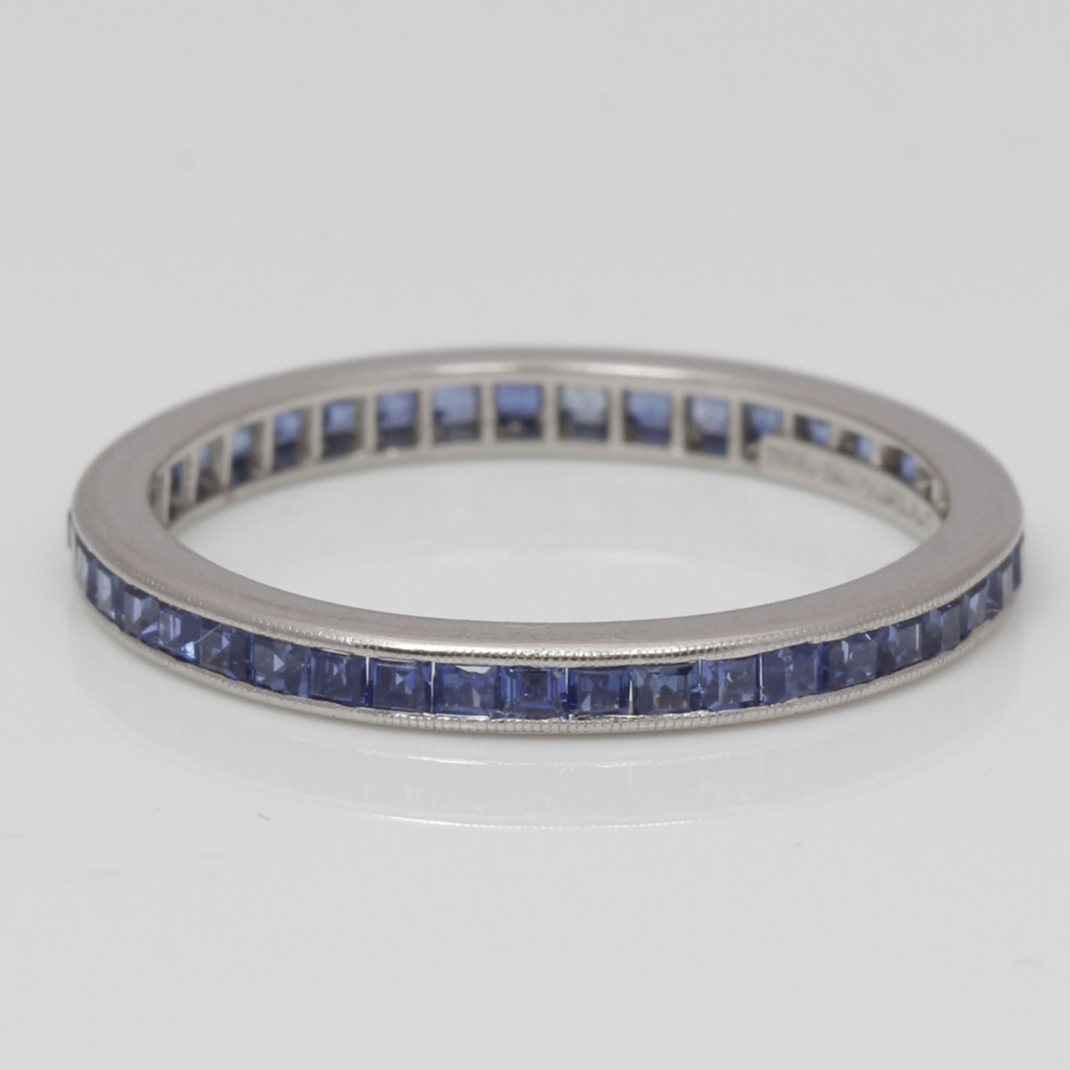 Platinum Tiffany & Co. Sapphire Eternity Band
