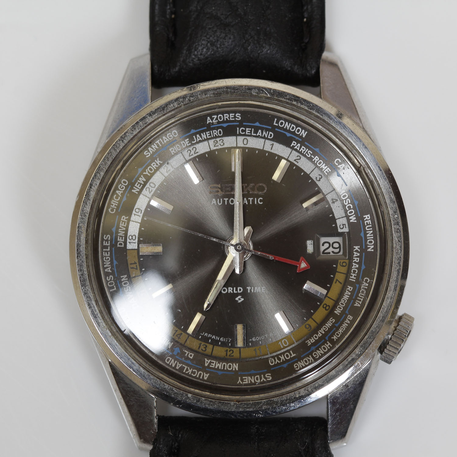 Seiko Automatic World Time Watch