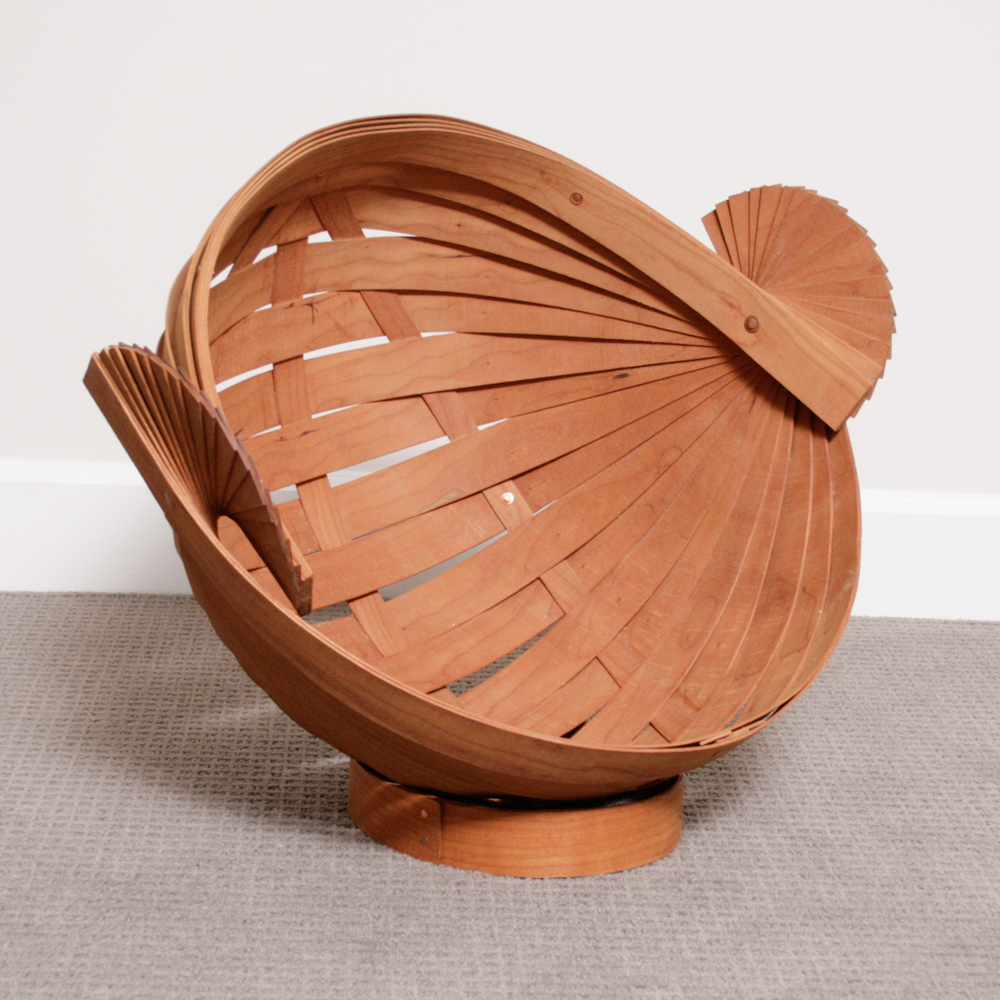 Artisan Fanned Split Oak Basket