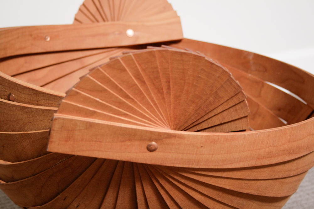 Artisan Fanned Split Oak Basket