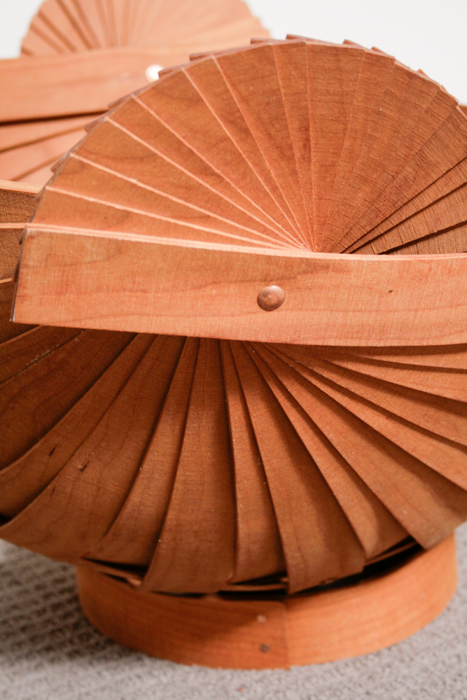 Artisan Fanned Split Oak Basket