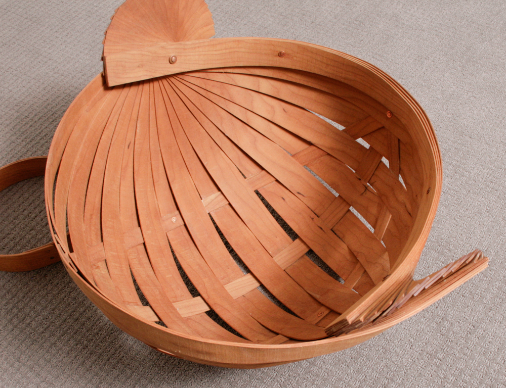Artisan Fanned Split Oak Basket