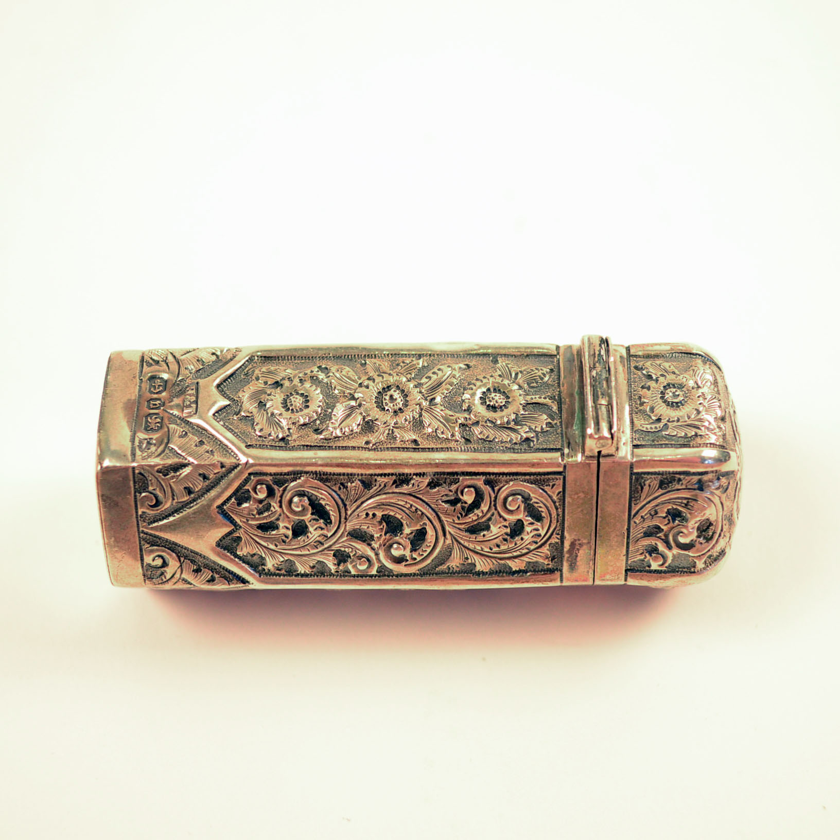 Hilliard & Thomason Antique Silver Perfume Bottle