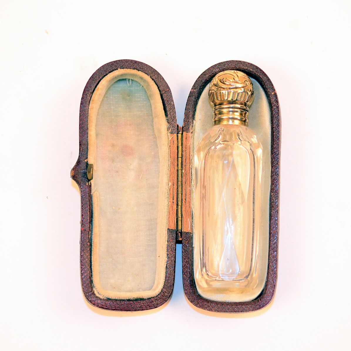 Vintage Perfume Bottle with Case
