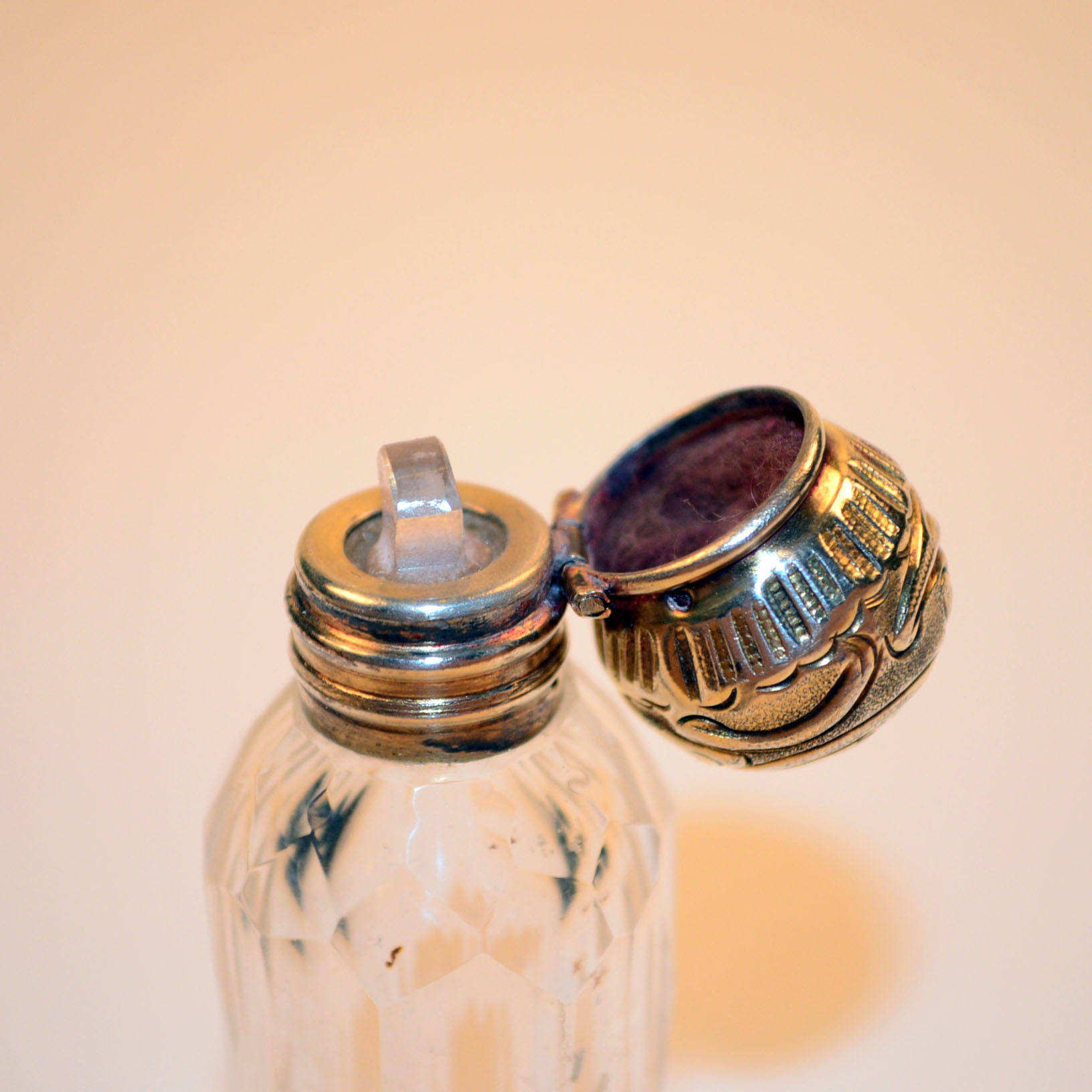 Vintage Perfume Bottle with Case