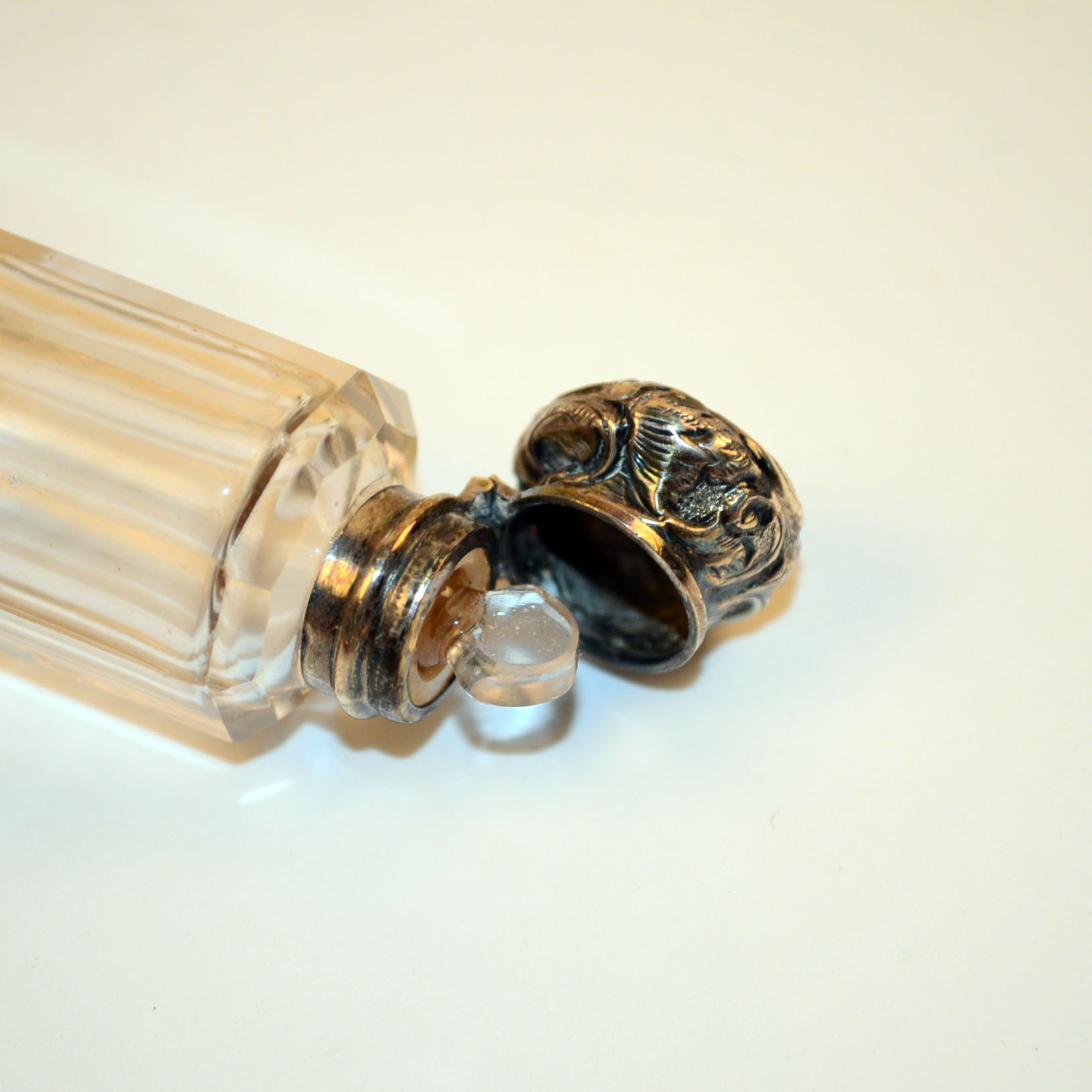 Pair of Miniature Double-Ended Glass Bottles