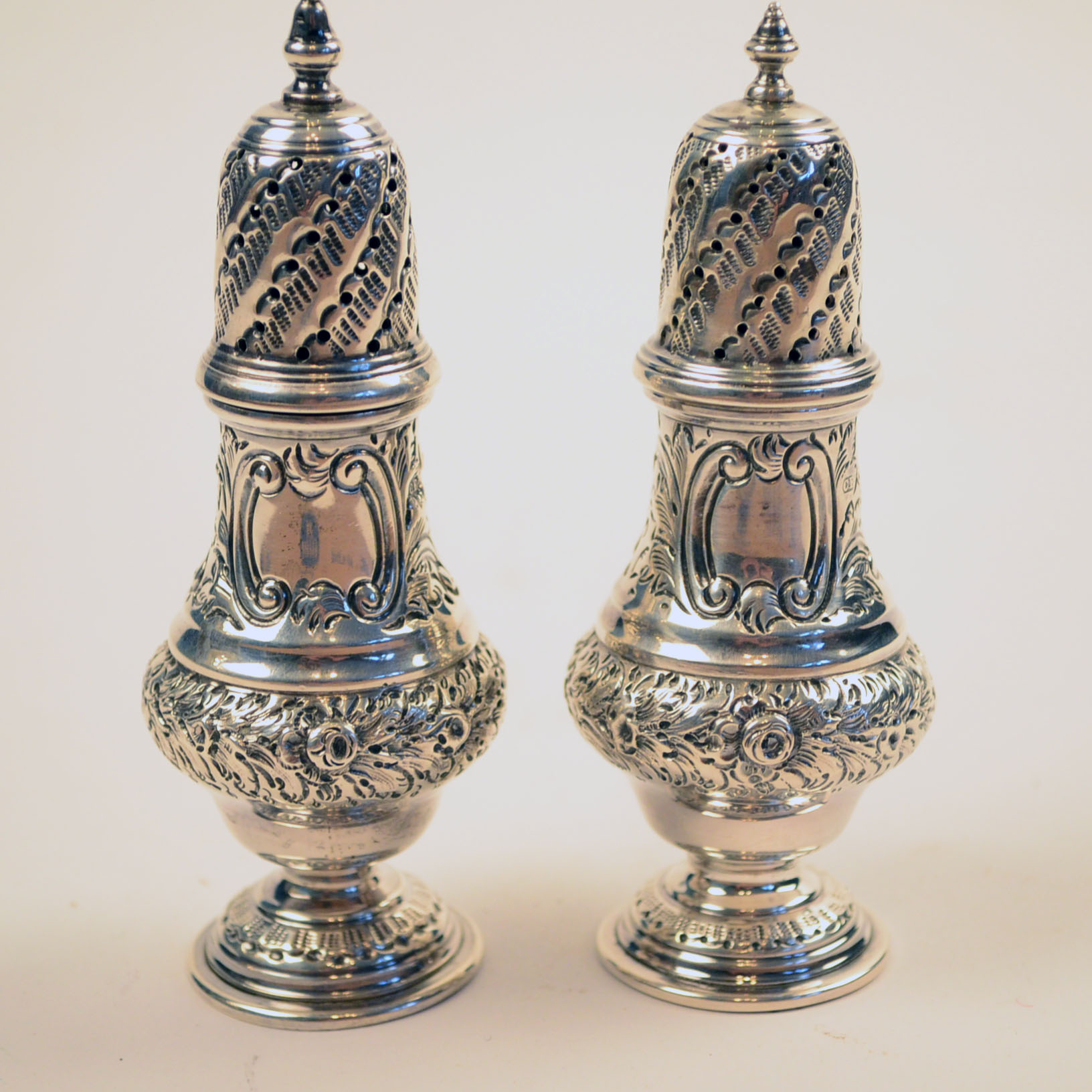 Sterling Silver Salt and Pepper Shakers