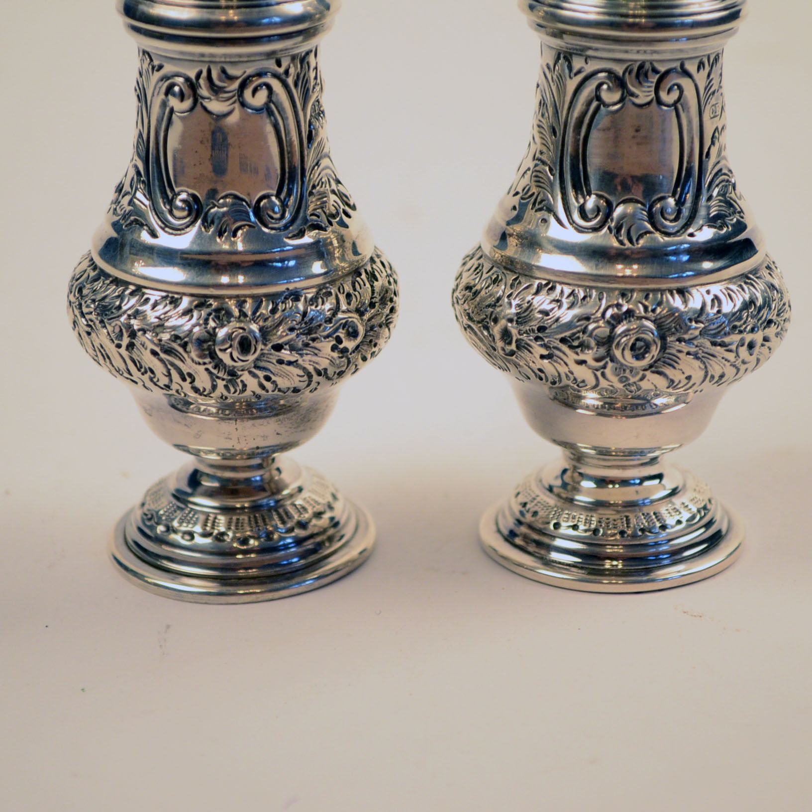 Sterling Silver Salt and Pepper Shakers