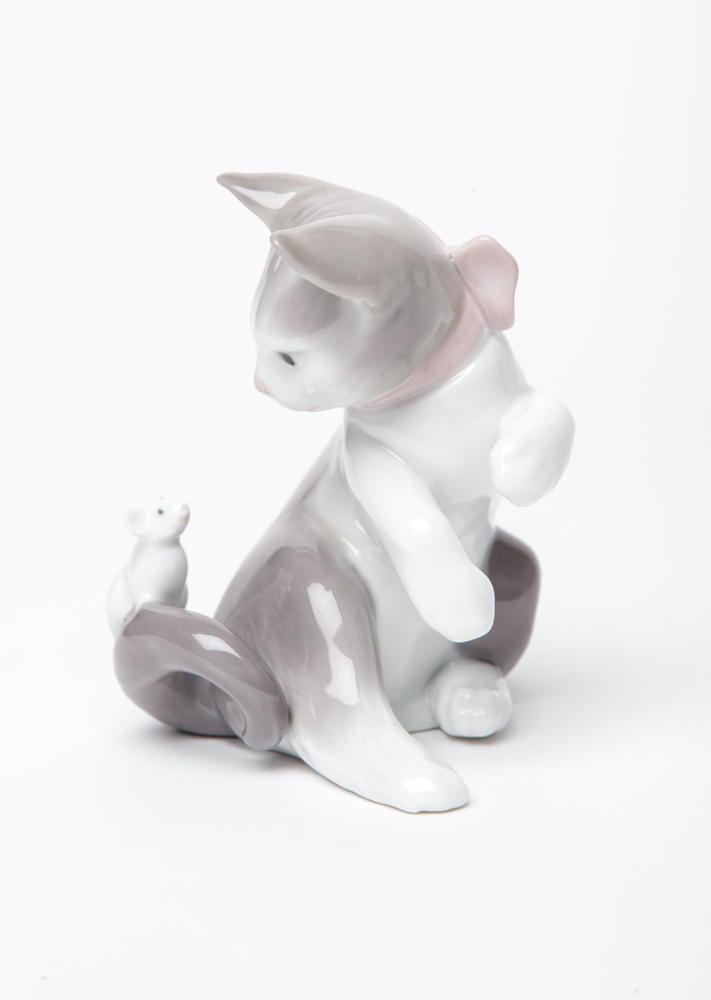 Lladro "Cat and Mouse" Figurine
