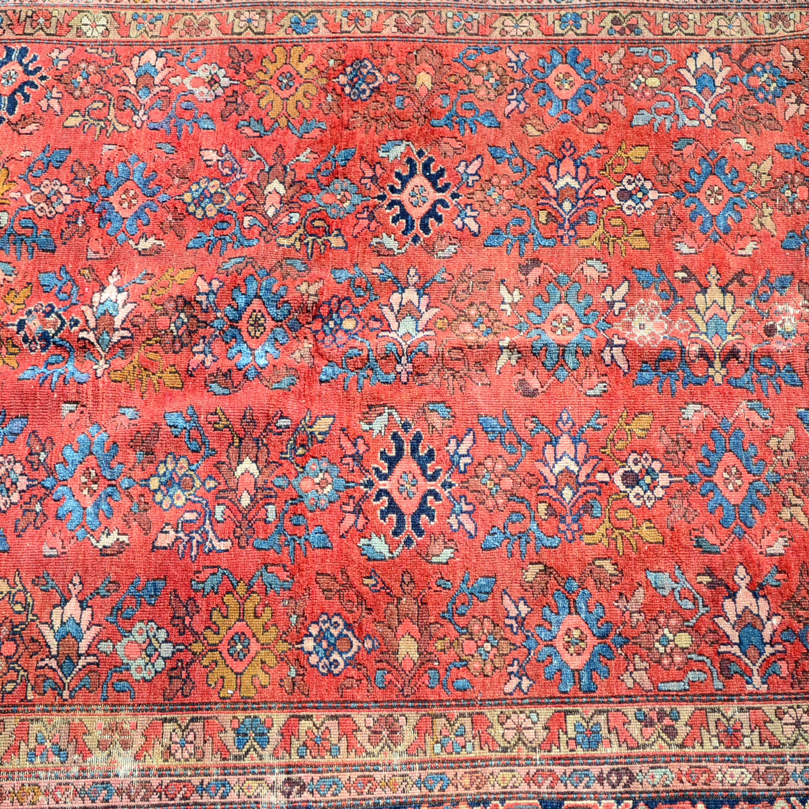 Hand Knotted Persian Kerman Area Rug