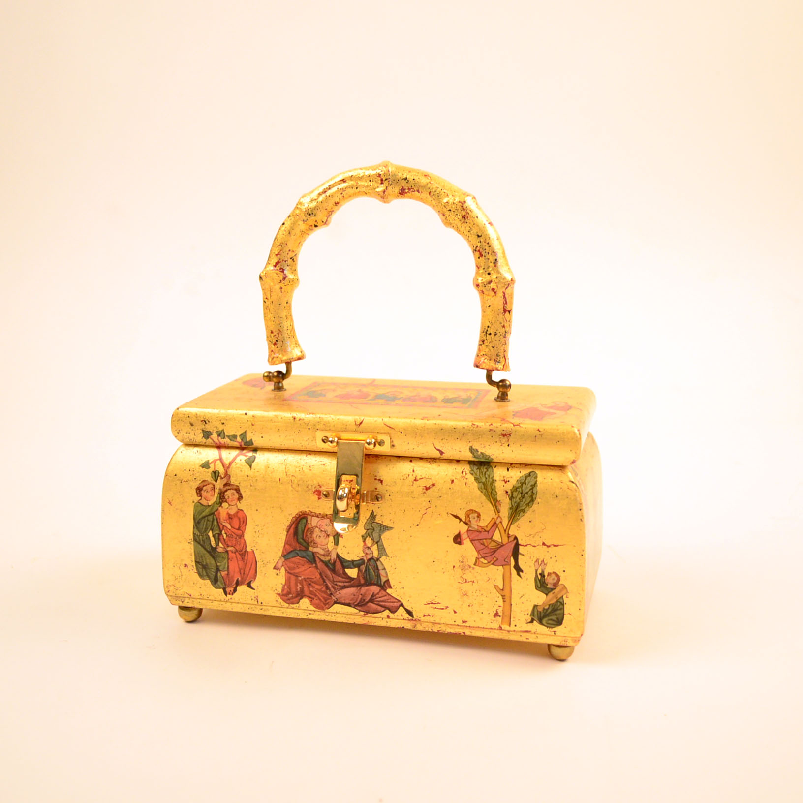 Jewelry Box with Medieval Imagery