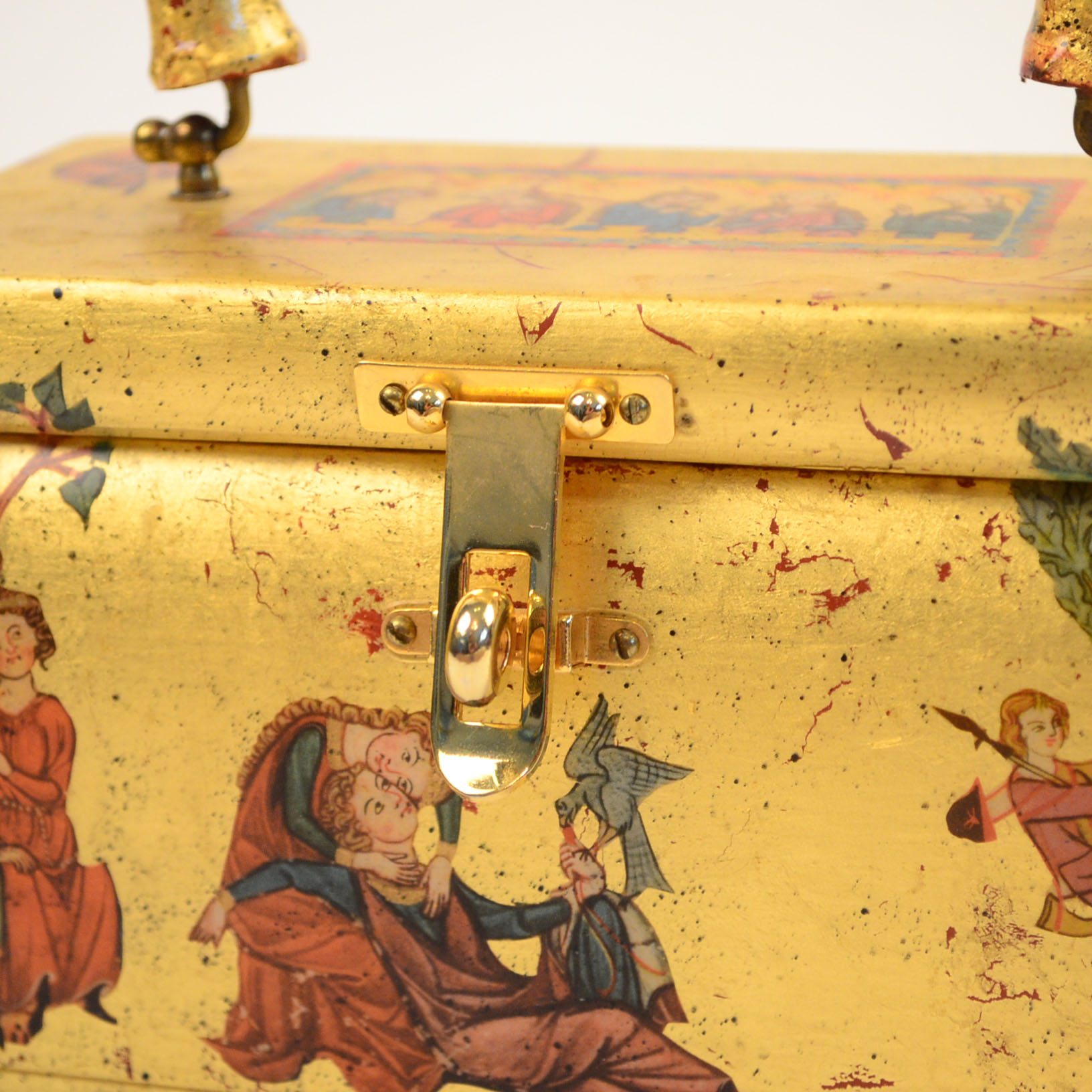 Jewelry Box with Medieval Imagery