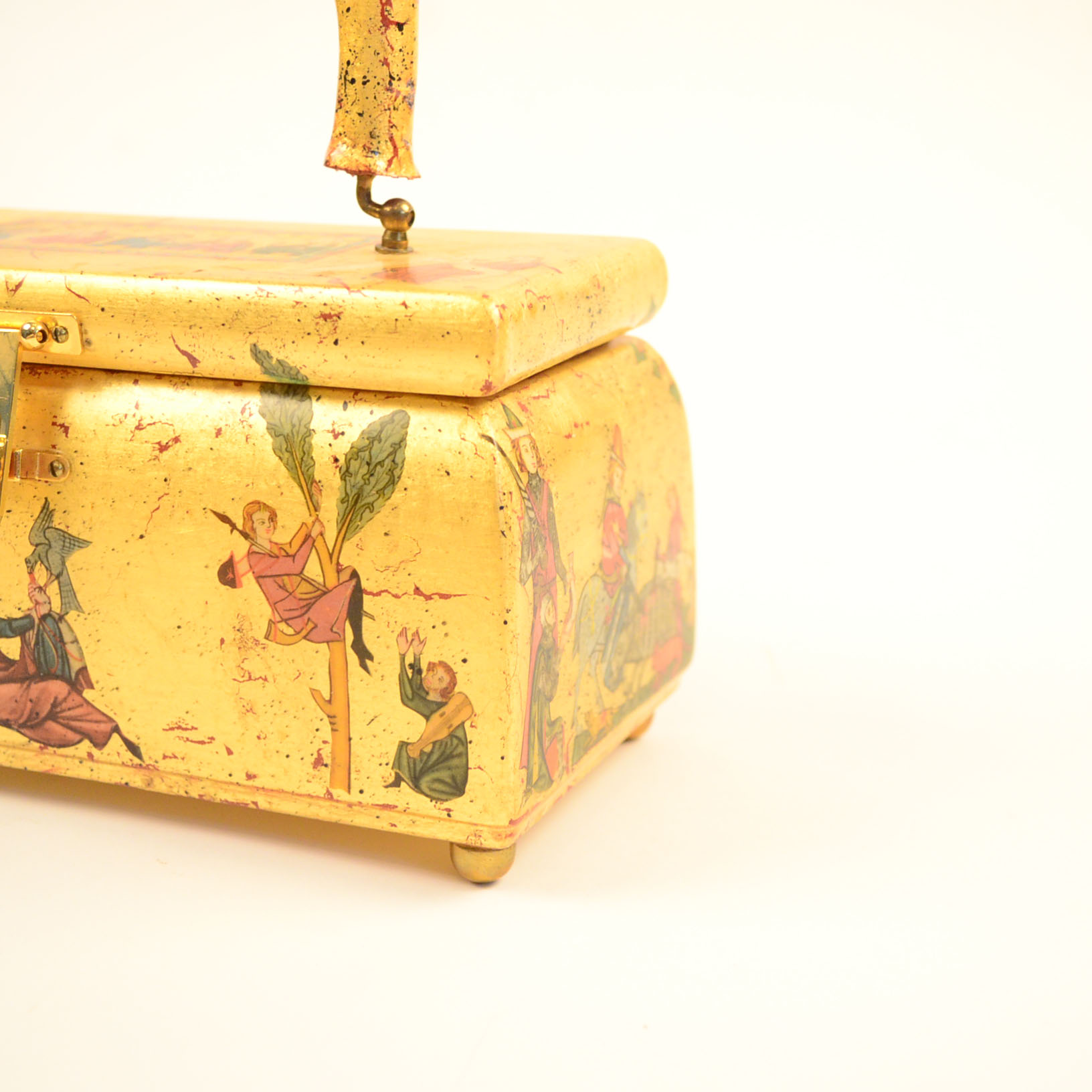 Jewelry Box with Medieval Imagery