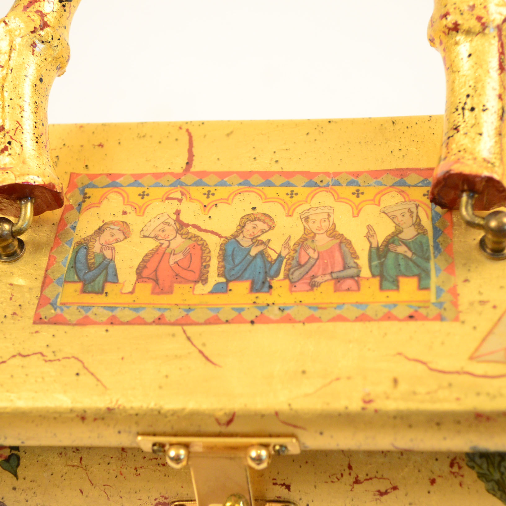 Jewelry Box with Medieval Imagery