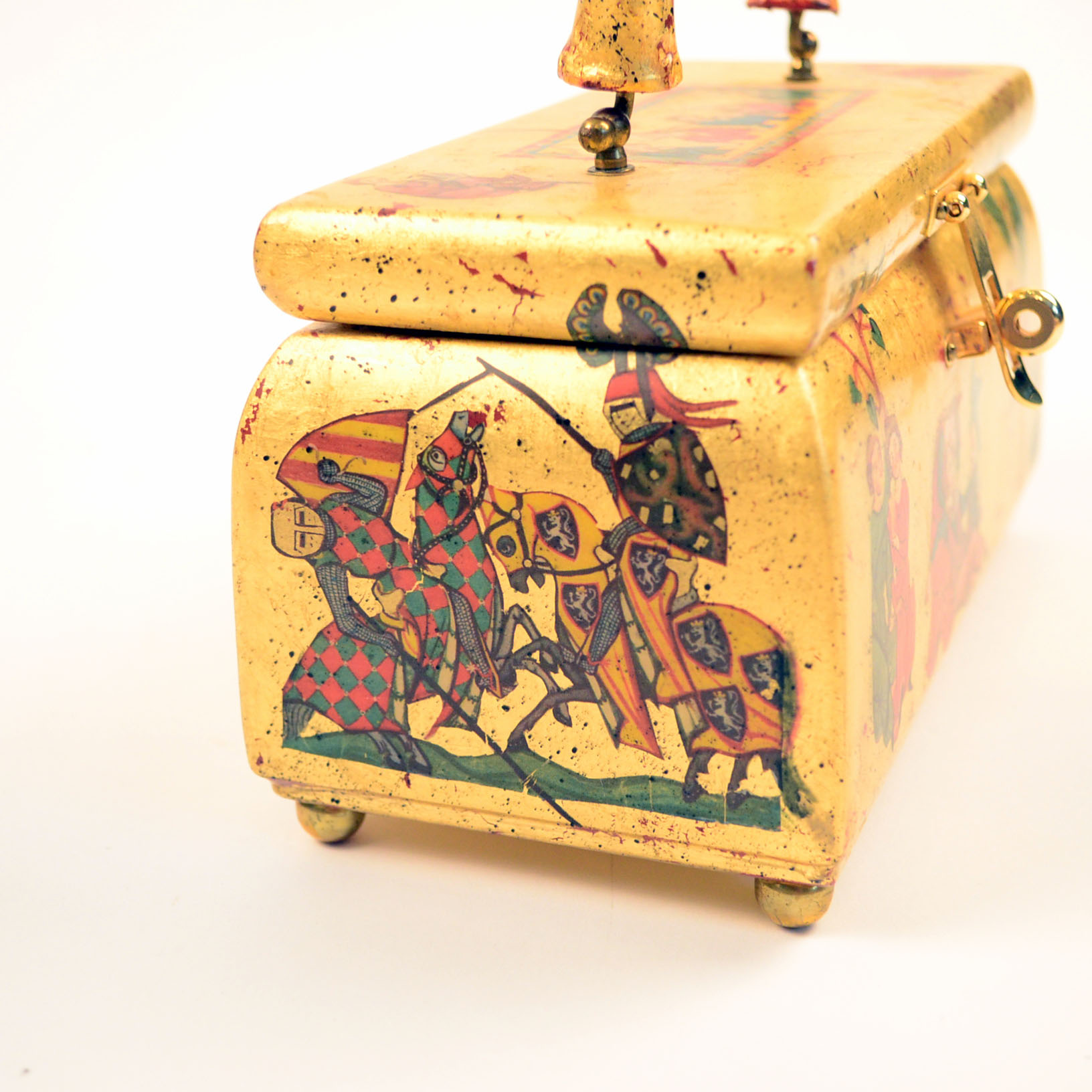 Jewelry Box with Medieval Imagery