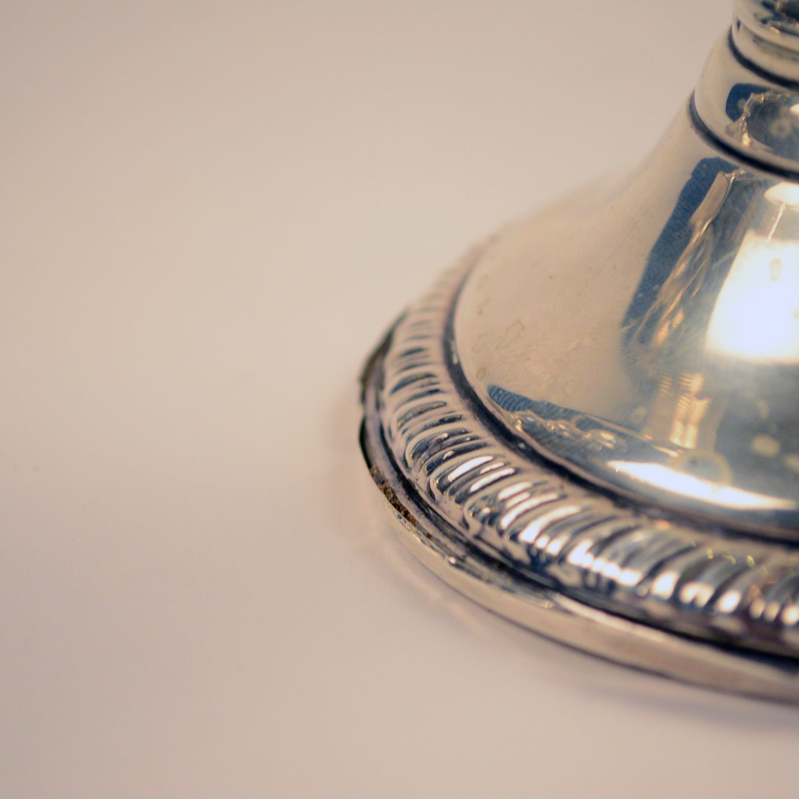 Pair of Weighted Sterling Candelabras