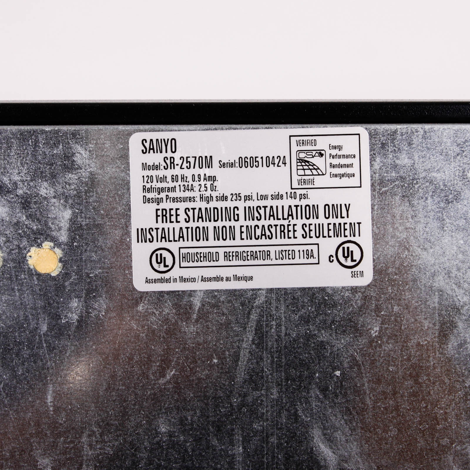 Sanyo Mini Refrigerator