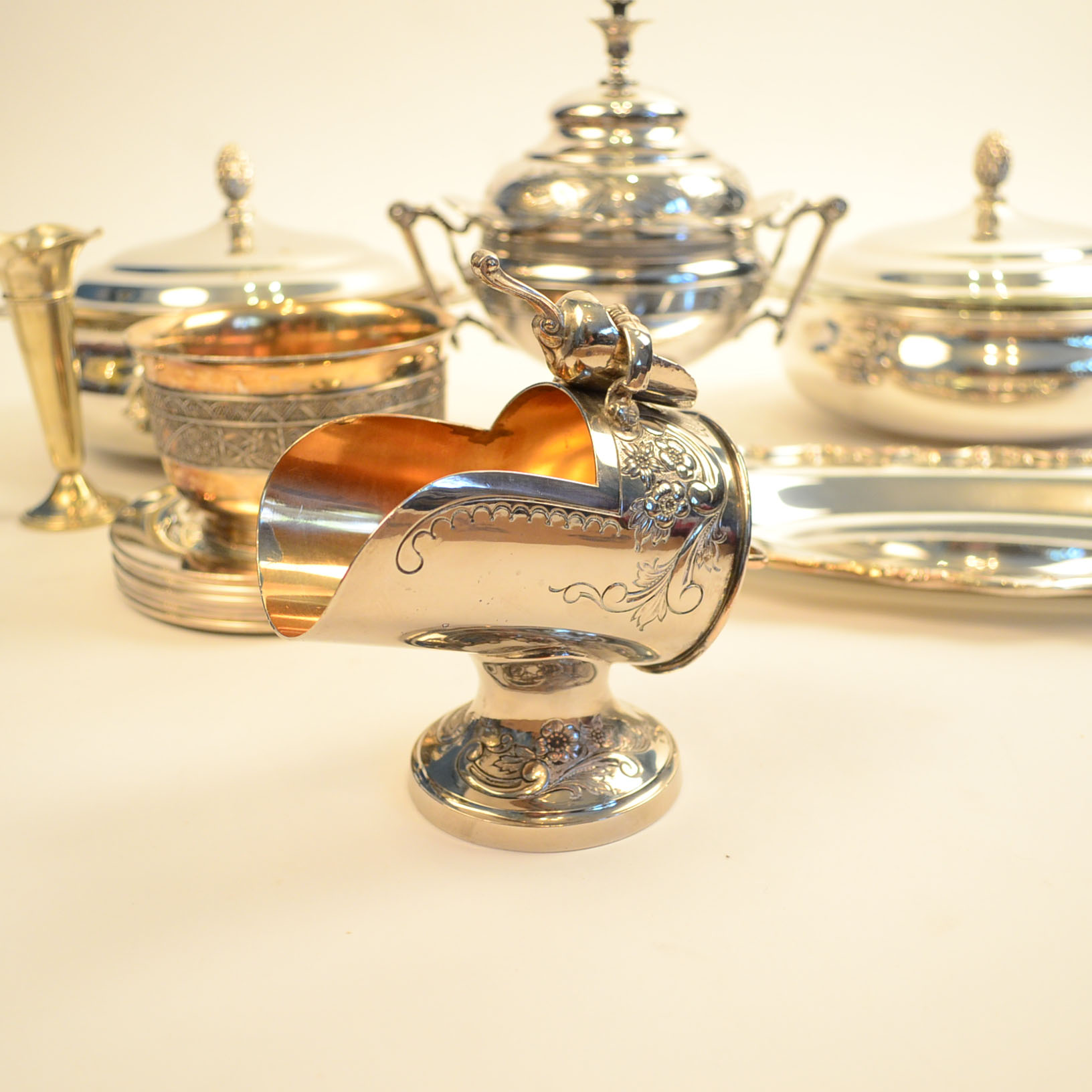 Silver Plate Serving Assortment