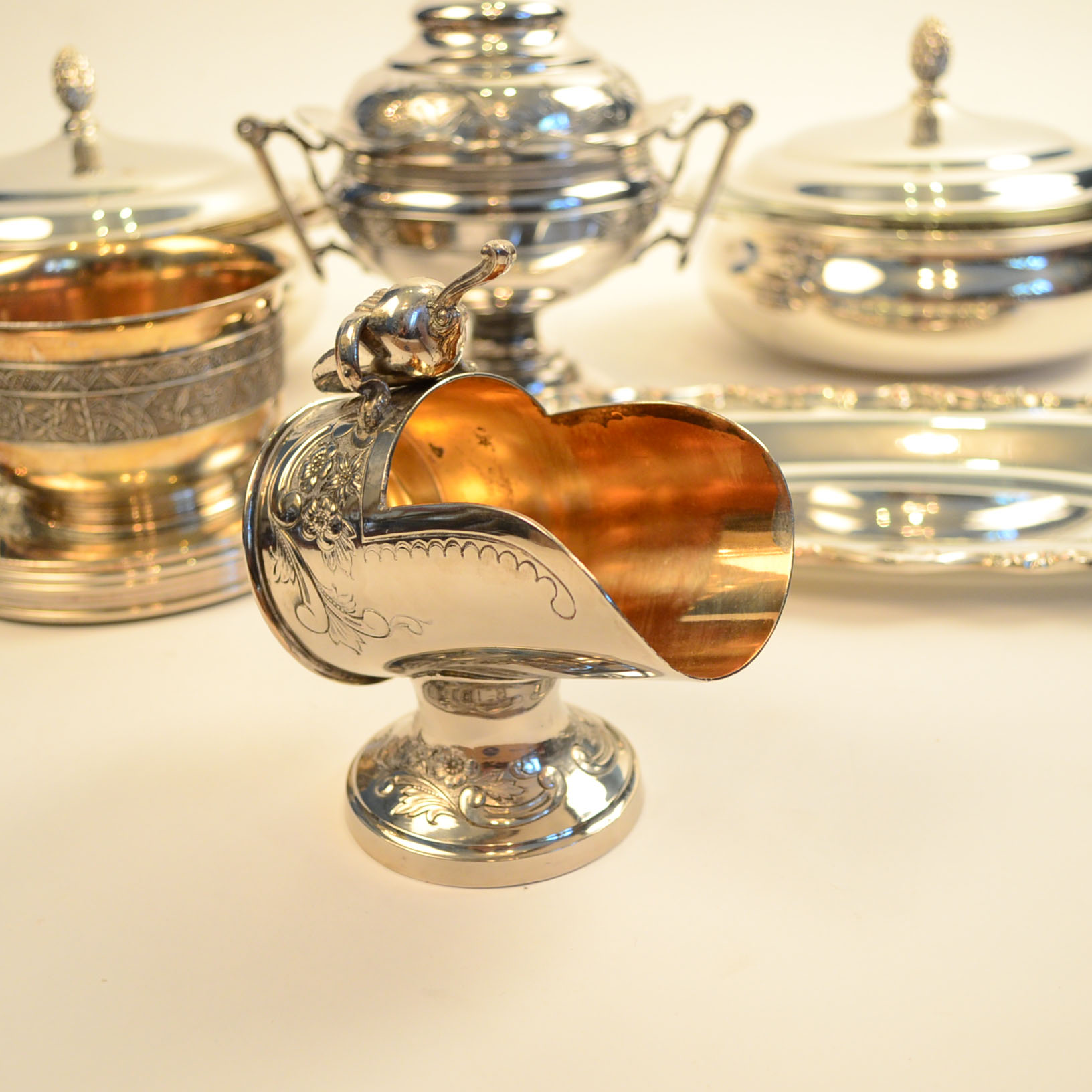 Silver Plate Serving Assortment