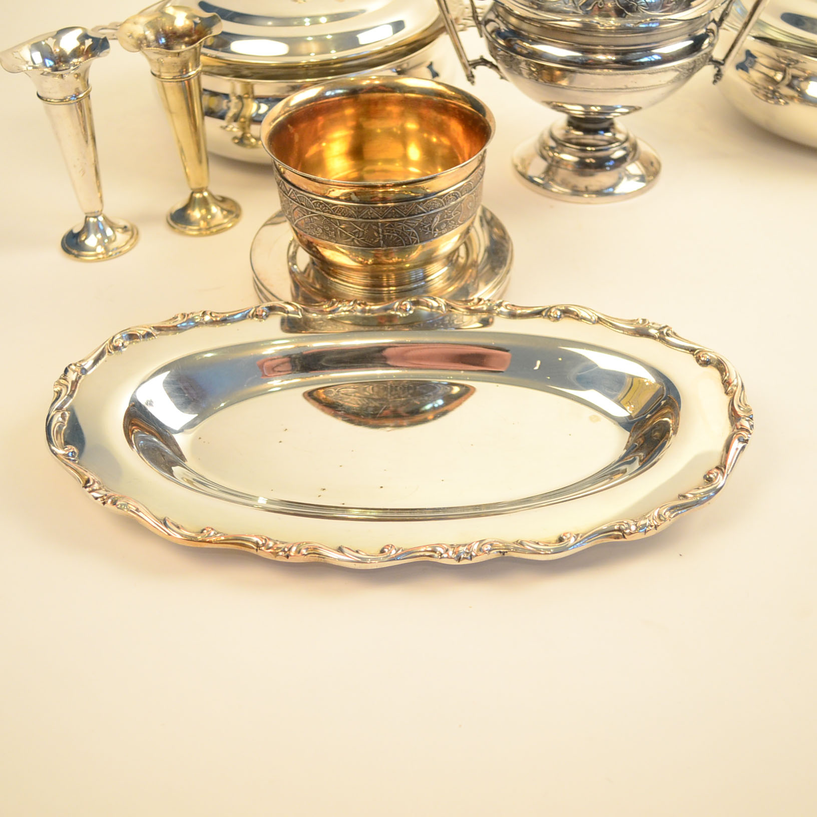 Silver Plate Serving Assortment