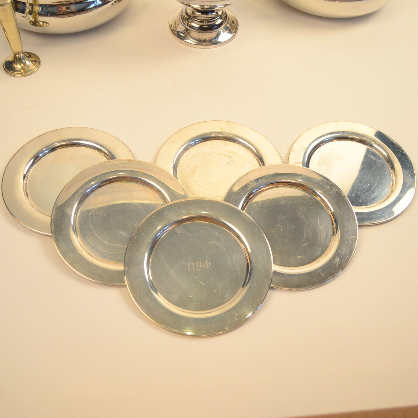 Silver Plate Serving Assortment