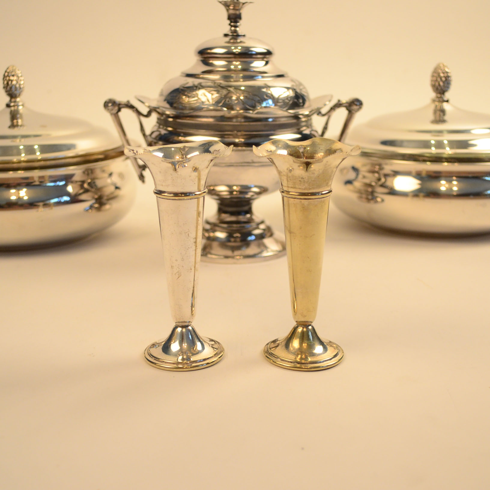 Silver Plate Serving Assortment